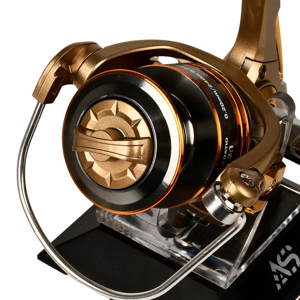 Котушка риболовна Sams Fish 3000 3+1bb алюмінієва шпуля Gold (SF24142-3) - фото 3 Котушка риболовна Sams Fish 3000 3+1bb алюмінієва шпуля Gold (SF24142-3) - фото 3