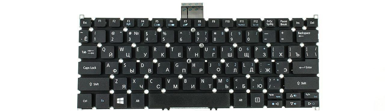 Клавиатура для ноутбука Acer Aspire R3-132T матовая (NK.I1113.06E)