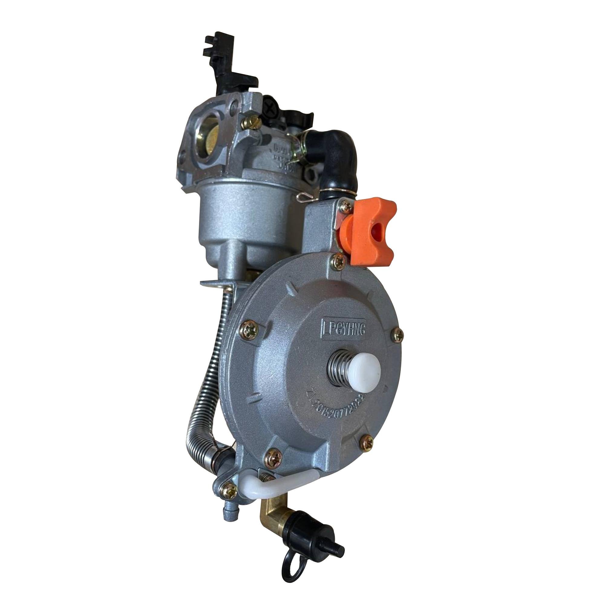 Газовий карбюратор для генератора 168F/170F на два види палива пропан-бутан 1-4,5 кВт LPG