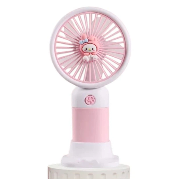 Вентилятор 202-3 Mini Fan USB аккумуляторный 7,8х6х15 см White