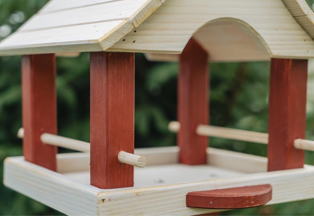 Кормушка для птиц и белок Сакура 28×27×32 см на ножке 135 см Белый - фото 10 Кормушка для птиц и белок Сакура 28×27×32 см на ножке 135 см Белый - фото 10