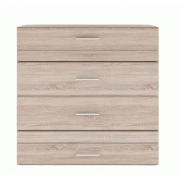 Комод в вітальню Gerbor Holding KOM4S_90 ДСП/МДФ Вушер Дуб Сонома (5857-debbe) - фото 2 Комод в вітальню Gerbor Holding KOM4S_90 ДСП/МДФ Вушер Дуб Сонома (5857-debbe) - фото 2
