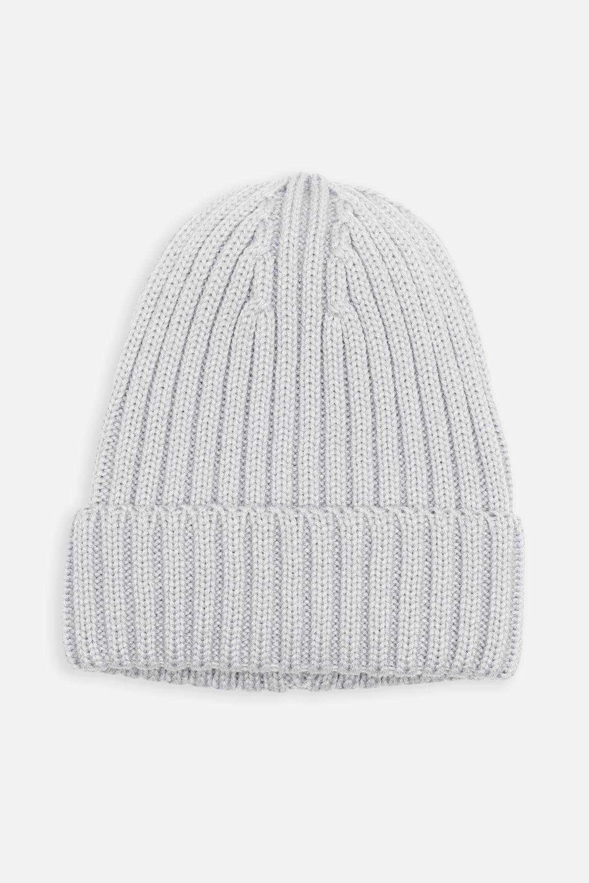 Шапка для девочки 54-56 см Серый (24100023) Шапка для девочки 54-56 см Серый (24100023)