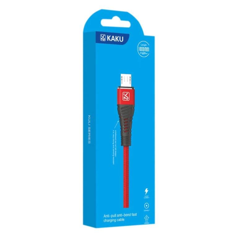 USB кабель Kaku KSC-298 USB-Micro USB 1 м Red (1253063141) - фото 4