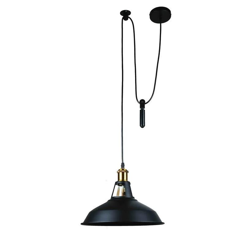 Світильник підвісний Levistella 7526857F-1G 310 підвіс із гирей Чорний