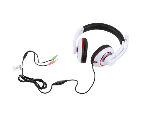 Наушники Gembird MHS-001 White (MHS-001-GW) - фото 4 Наушники Gembird MHS-001 White (MHS-001-GW) - фото 4