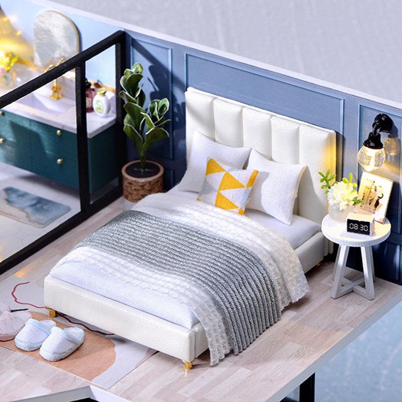 Конструктор Кукольный дом DIY Cute Room L-032-B/C Вилла Уютная жизнь Loft Apartment - фото 5