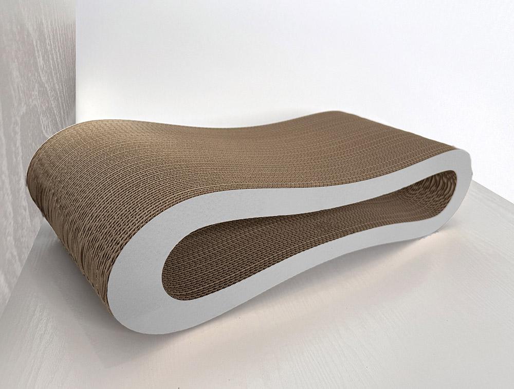 Когтеточка для кошек из картона CLAW-A2Ф 65x14x25 см (2228825343)