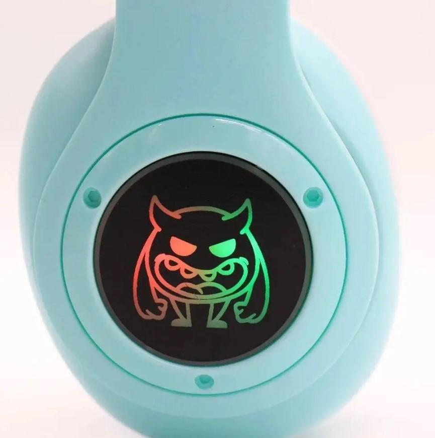 Наушники STN-25 с ушками и подсветкой беспроводные Мятный (2104618664) - фото 6 Наушники STN-25 с ушками и подсветкой беспроводные Мятный (2104618664) - фото 6