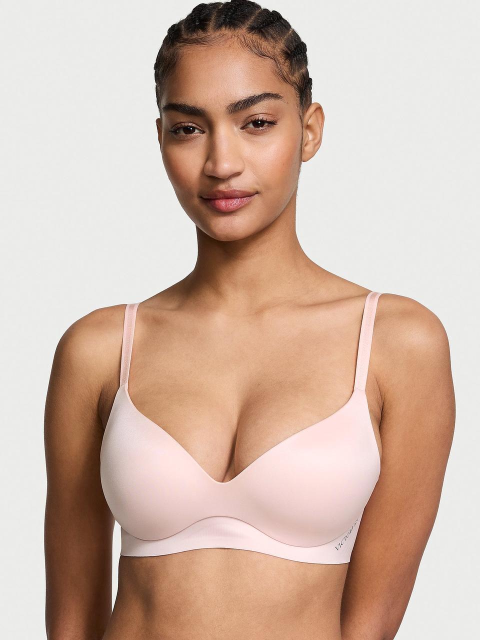 Бюстгальтер без косточек Victoria's Secret Lightly Lined Comfort XS Розовый (322567289162)