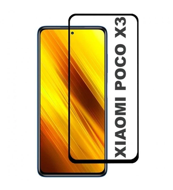 Защитное стекло для Poco X3/стекло защитное на поко х3/3D стекло с полной проклейкой экрана