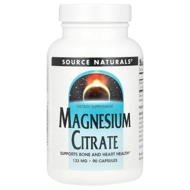 Магний цитрат Source Naturals Magnesium Citrate 90 капс.