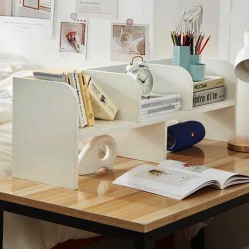 Полка-надстройка настольная из дерева Гростель зефир (АКД-001520)