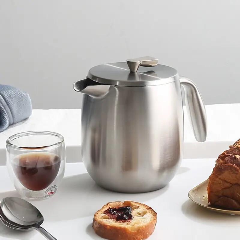 Френч-пресс с двойными стенками Bodum Bodum Columbia 500 мл матовый Хром (11055-57) - фото 10 Френч-пресс с двойными стенками Bodum Bodum Columbia 500 мл матовый Хром (11055-57) - фото 10