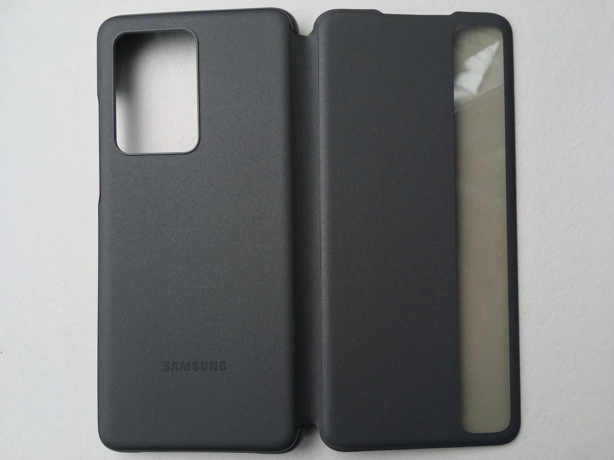 Чохол-книга S-View Flip Cover EF-ZG988CJEGRU для Samsung Galaxy S20 Ultra Grey - фото 4