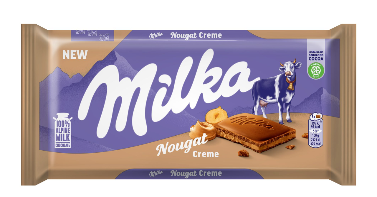 Шоколад Milka Nougat Creme 85 г (2481940266) Шоколад Milka Nougat Creme 85 г (2481940266)