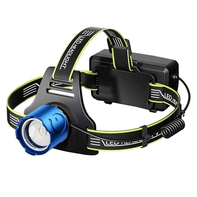 Фонарь налобный PLD-A28-PM10-TG 6000 Lux Power Bank (tf5354)