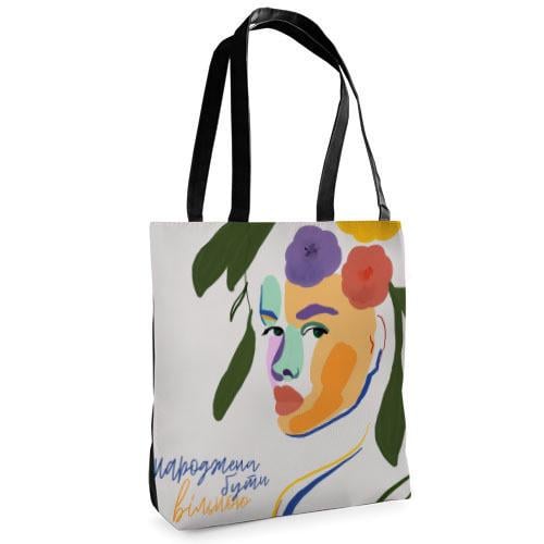 Сумка тканинна Presentville Tenderness "Народжена бути вільною" (ST 23UKR007 BL)