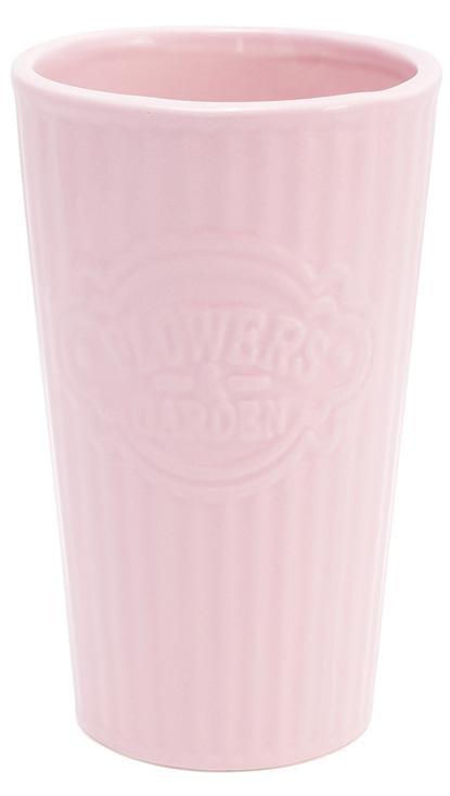 Ваза для цветов Flowers Garden керамическая 20,5 см Розовый (BD-720-177)