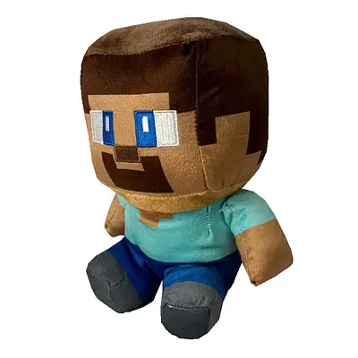 Мягкая игрушка плюшевая Стив сидячий из игры Minecraft 22 см (2526456678)