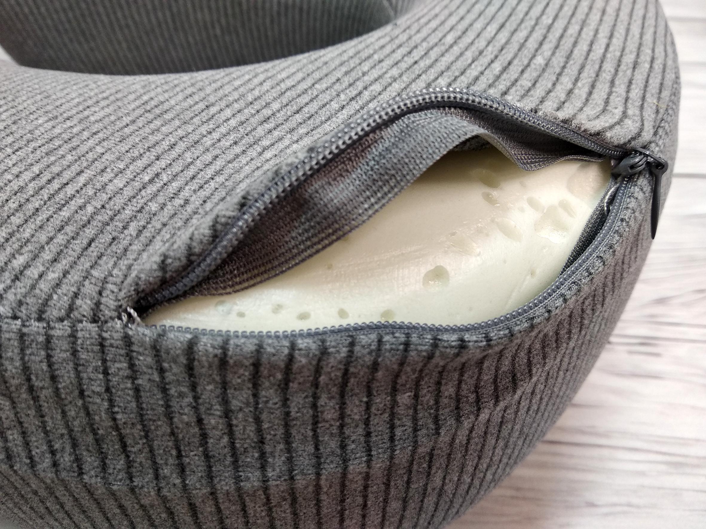 Подушка для подорожей Malloory Home 28х30 см Сірий - фото 3