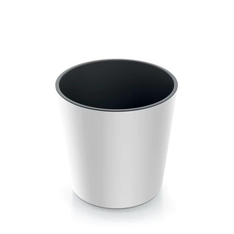 Горщик для квітів Prosperplast Urbi Round круглий з вкладишем 30х30х29,5 см Білий (88458-449)