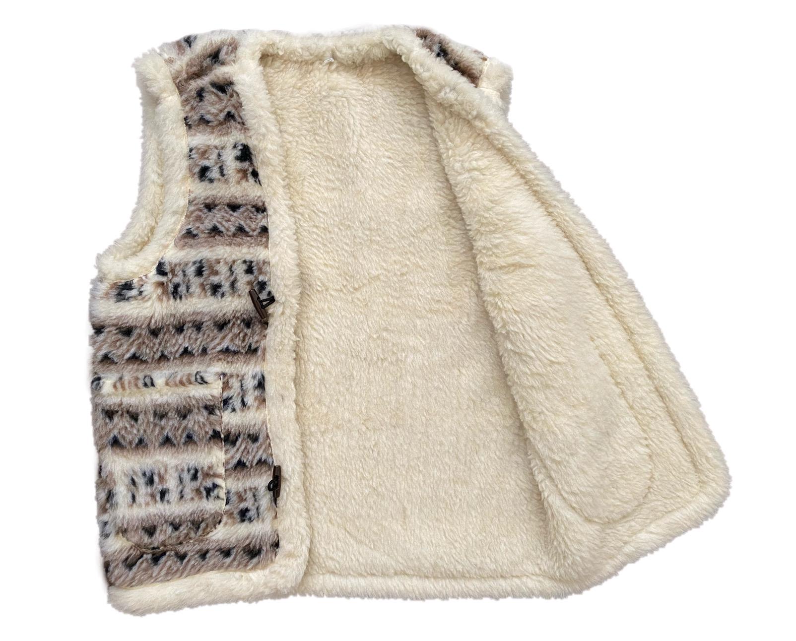 Жилетка з овчини еко-шерсть тепла Орнамент р. 54 (293) - фото 5 Жилетка з овчини еко-шерсть тепла Орнамент р. 54 (293) - фото 5