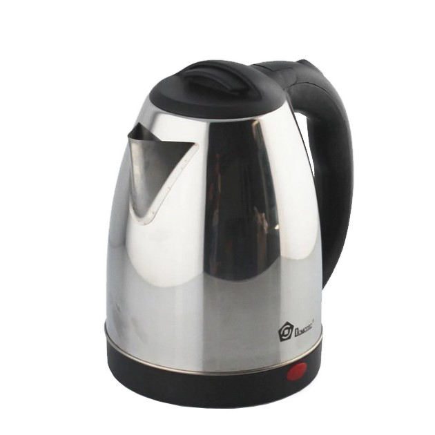 Електрочайник металевий Domotec MS-5009 1,8 л Сріблясто-чорним (iz12443)