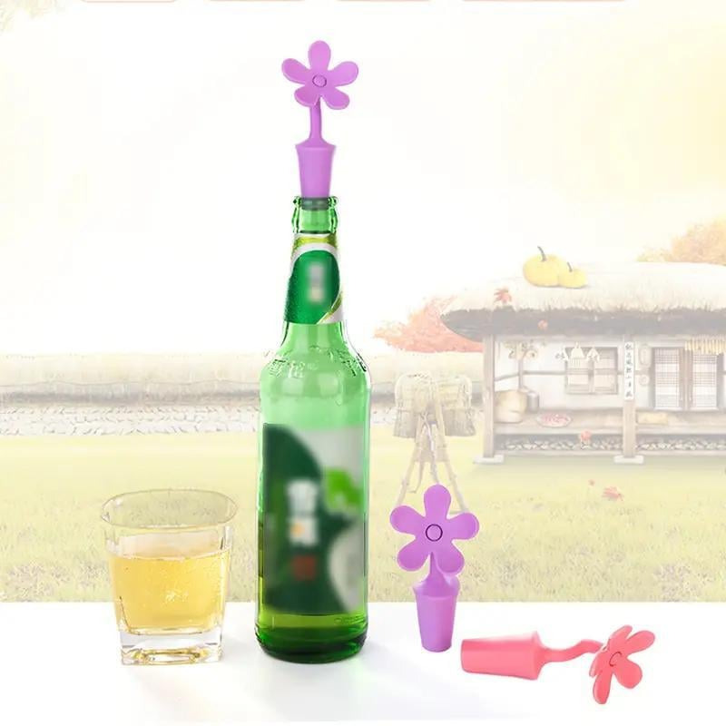 Корок силіконовий Квітка для пляшок 1 шт. Рожевий (27086233) - фото 7 Корок силіконовий Квітка для пляшок 1 шт. Рожевий (27086233) - фото 7