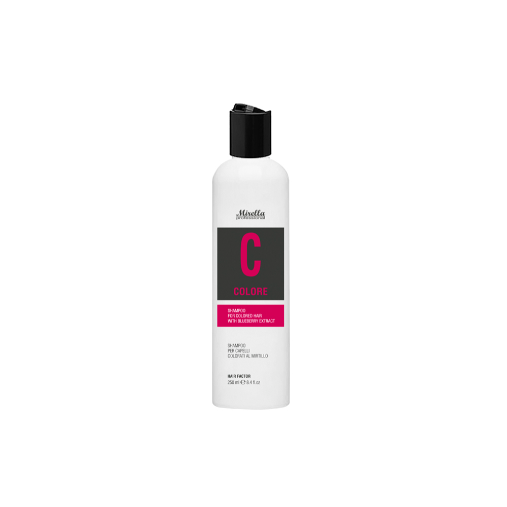 Шампунь для фарбованого волосся з екстрактом чорниці Mirella Professional HF C Colore Shampoo 250 мл