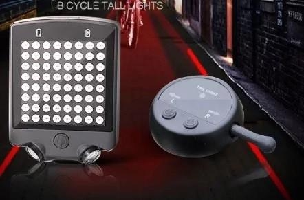 Велоліхтар задній з поворотниками SUXIAO BG-A112 з пультом (2288889049) - фото 2