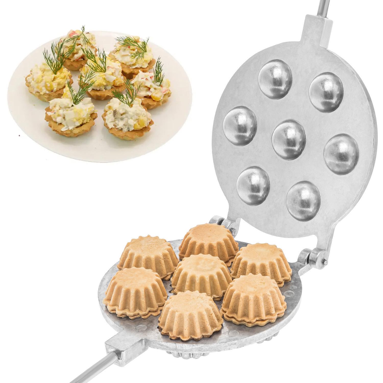 Форма для випічки кошиків і тарталеток 7 кошиків (81913) - фото 20 Форма для випічки кошиків і тарталеток 7 кошиків (81913) - фото 20