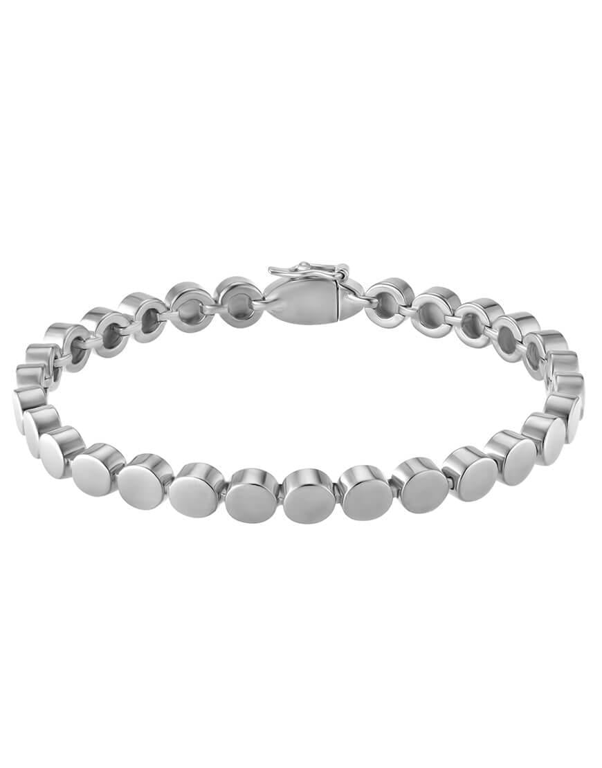 Браслет Magnet жіночий RIMMART JEWELRY срібний 17.5