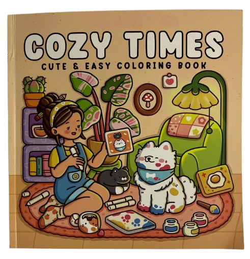 Розмальовка антистрес Cute coloring book Cozy Times 40 сторінок (1607) Розмальовка антистрес Cute coloring book Cozy Times 40 сторінок (1607)