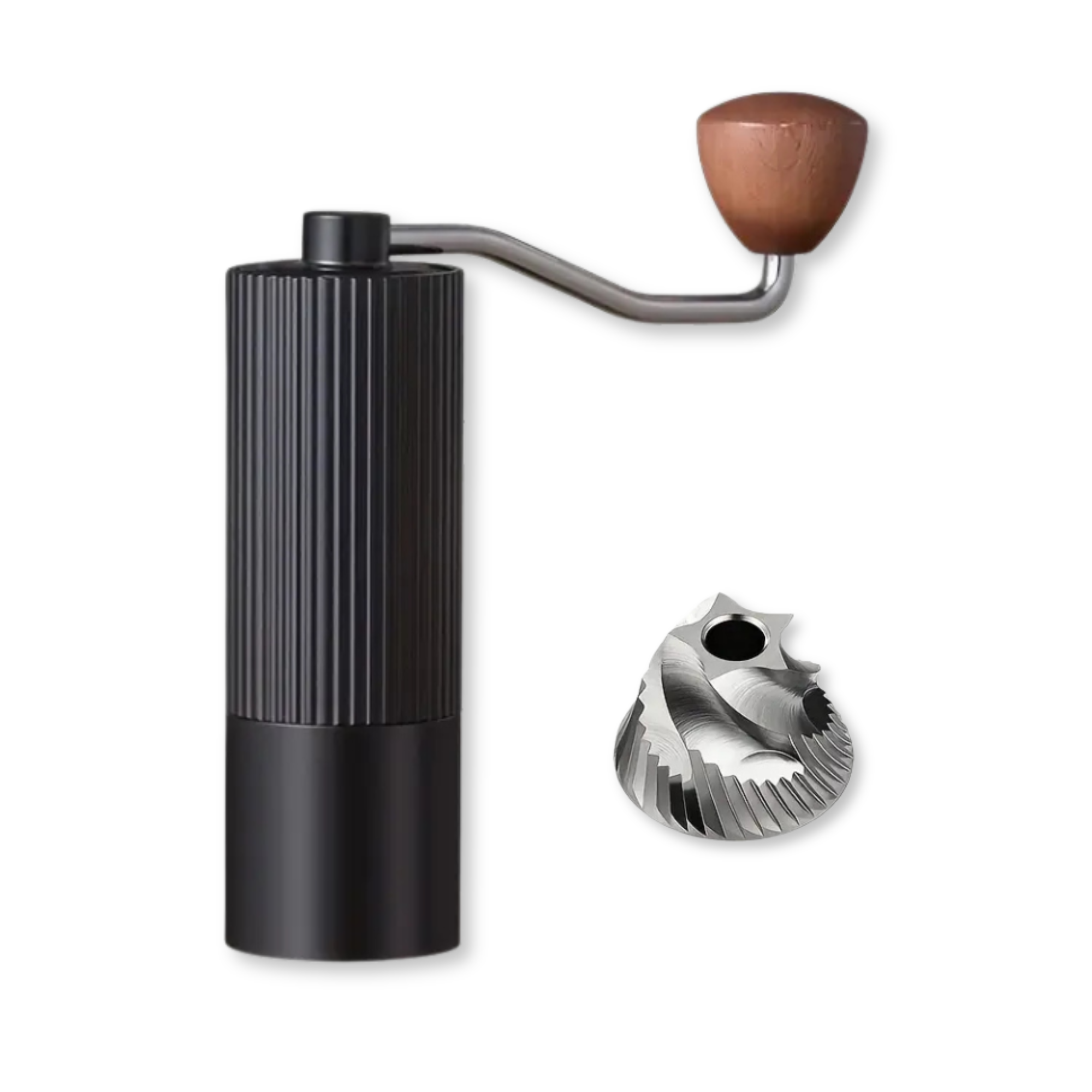 Кофемолка ручная с регулировкой помола SUS420 Черный (7002)