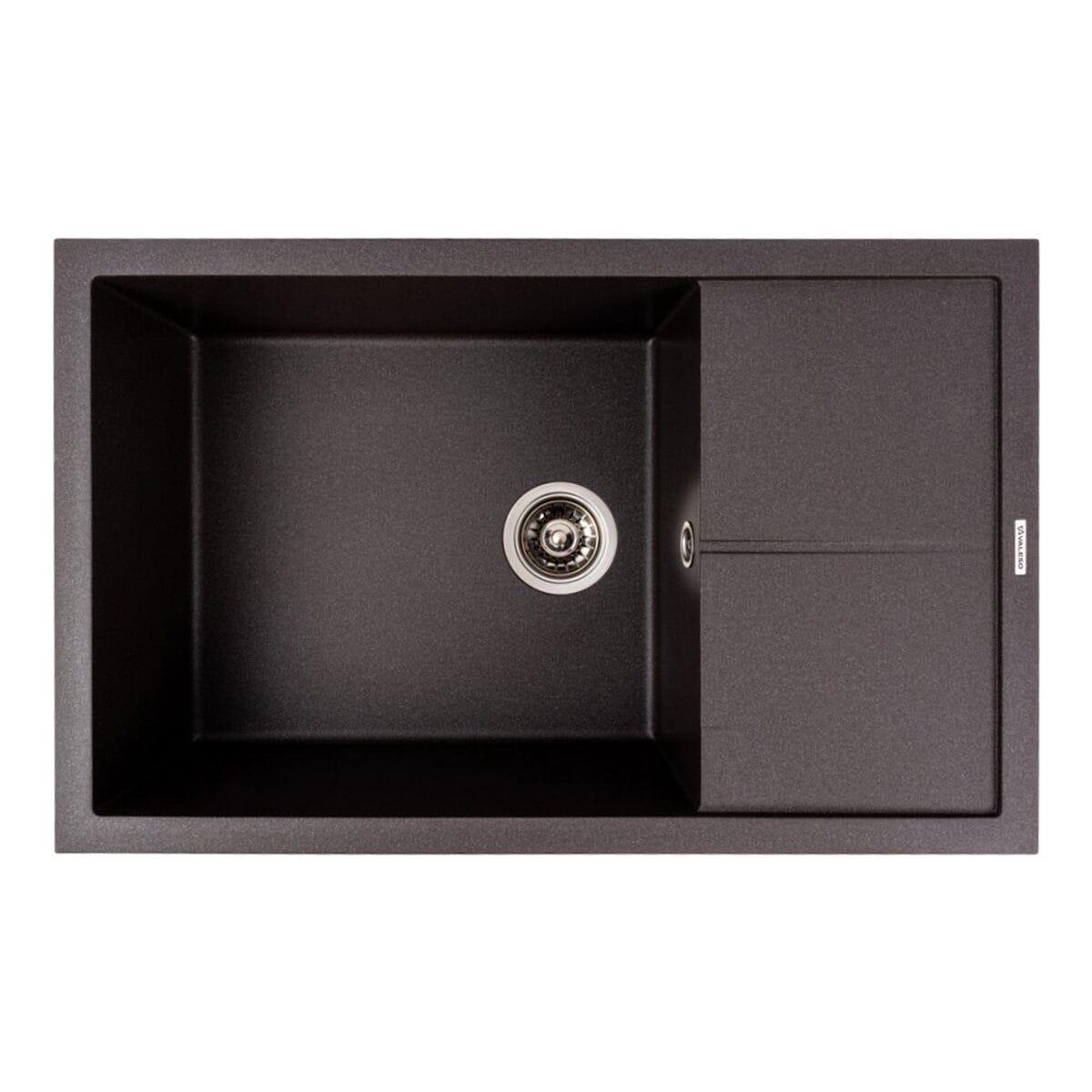 Мойка гранитная Valeso Calypso 790х500 врезная прямоугольная Гренадин матовый (PLTM-SP000049491)