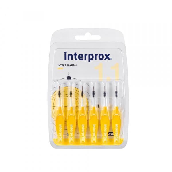 Йоржики міжзубні Interprox 4G Mini 1,1 мм 6 шт. (1094)