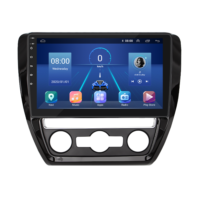 Автомагнітола штатна Lesko для Volkswagen Jetta VI 2010-2015 10" 4/32Gb 4G Wi-Fi GPS Top MOB