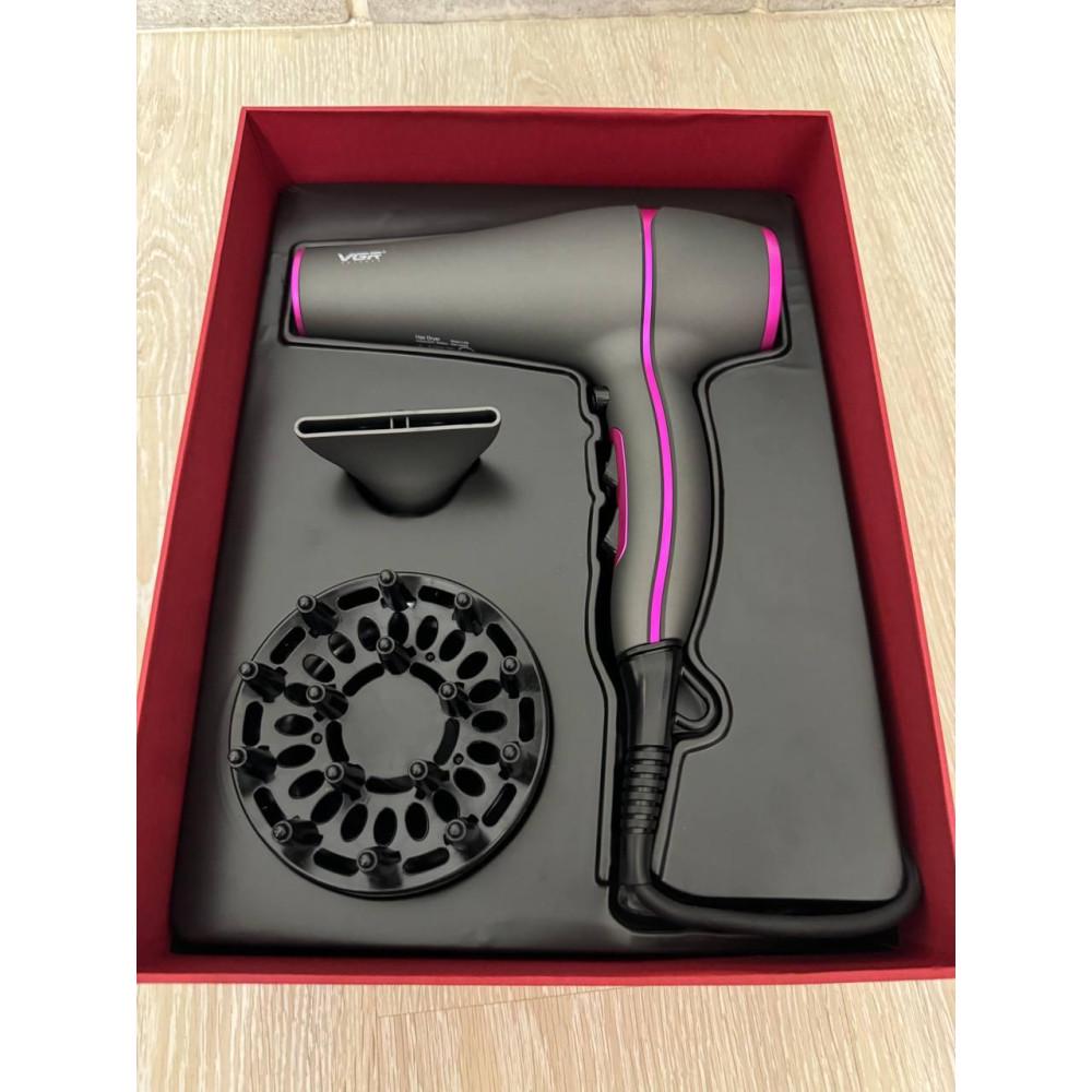 Фен VGR V-402 з іонізацією та насадками 2200 Вт (ML-05179) - фото 5