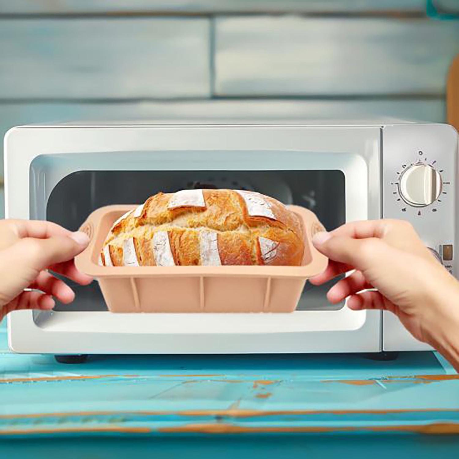 Форма для выпекания хлеба силиконовая 25х11,5х6 см Синий (87048) - фото 5