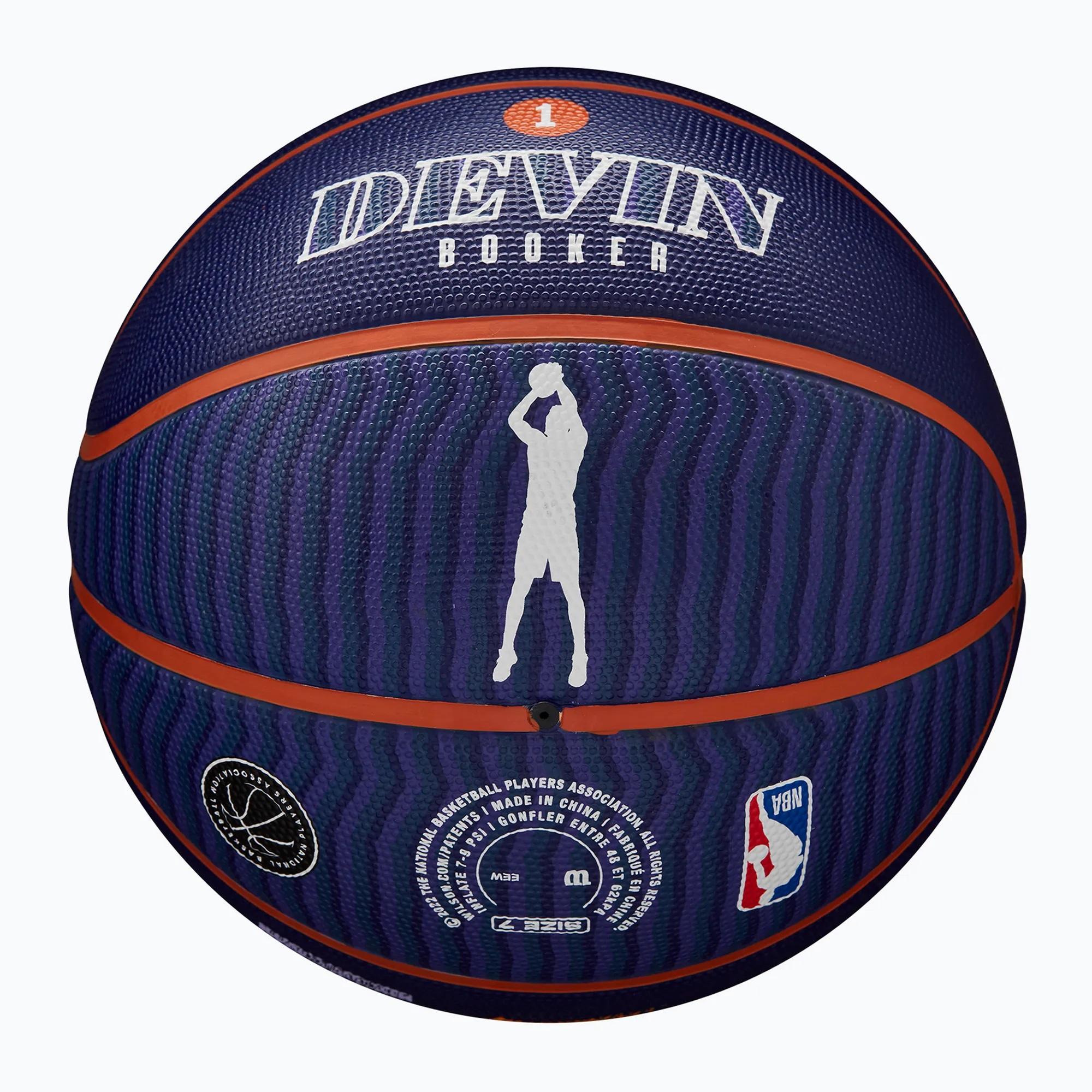 Баскетбольний м'яч Wilson NBA Player Icon Outdoor універсальний р. 7 (12213_102) - фото 7