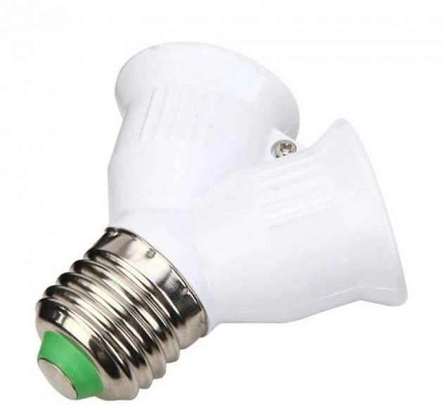 Патрон-перехідник Lemanso E27-2хЕ27 230V/50Hz 4A (LM122)