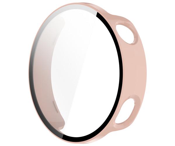 Чехол с защитным стеклом Protective Cover with Glass для Xiaomi Watch S4 41 мм Розовый