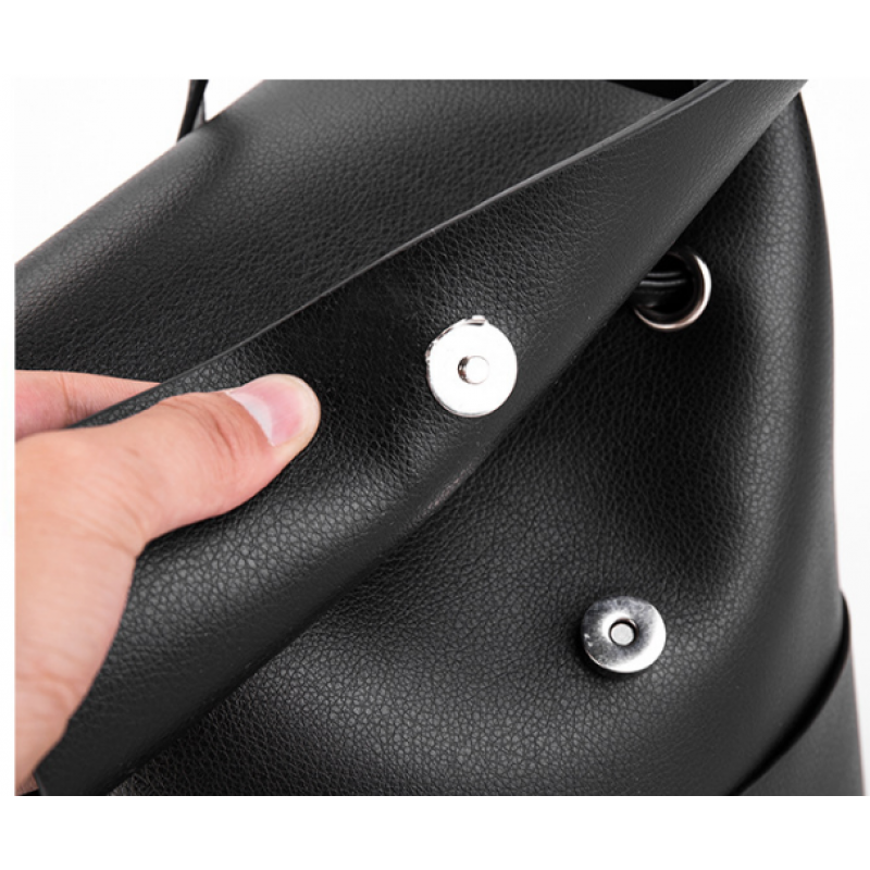 Рюкзак жіночий класика 30х24х14 см Чорний (799) - фото 4 Рюкзак жіночий класика 30х24х14 см Чорний (799) - фото 4