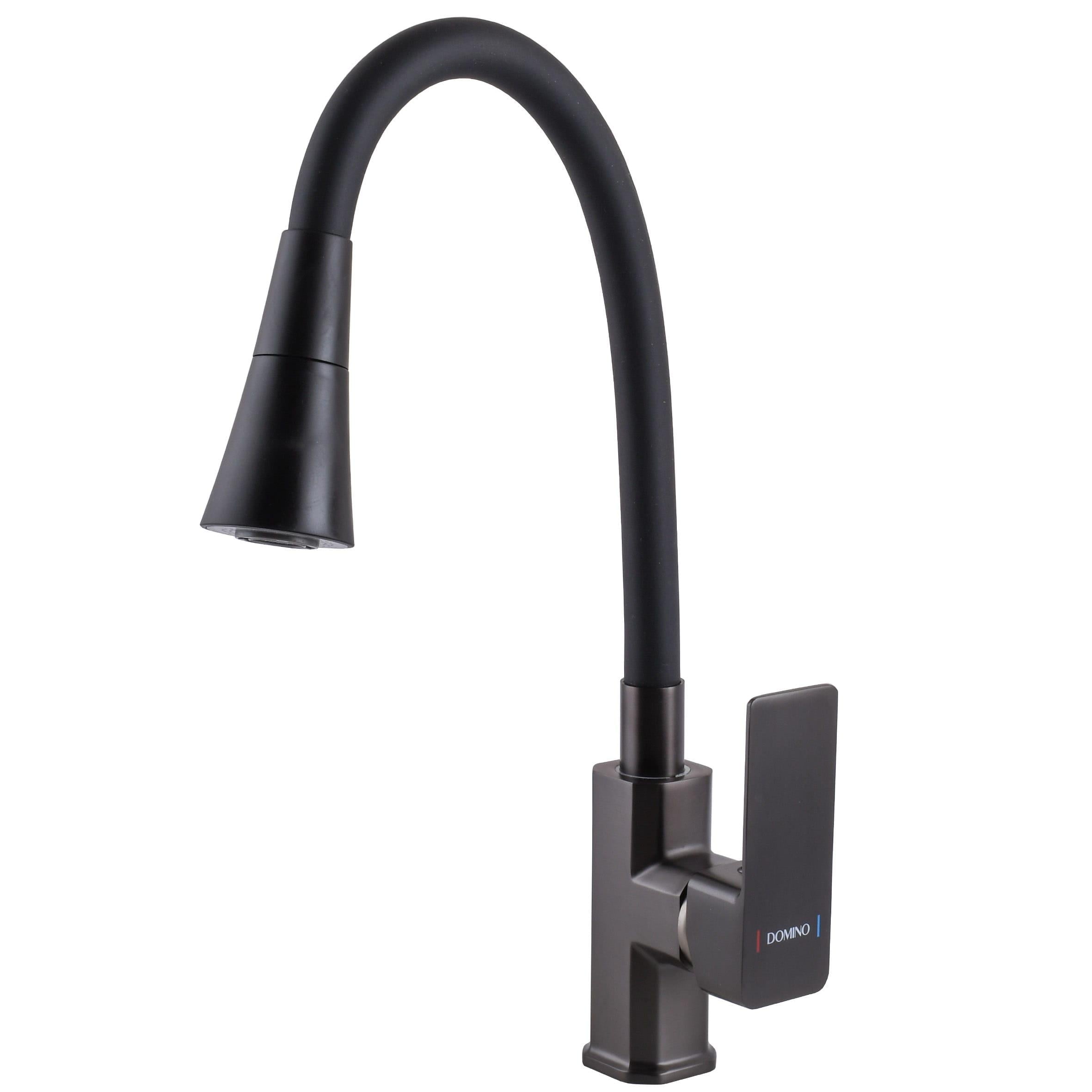 Смеситель для кухни DOMINO Malibu DMM-203LM-GP-B01 с гибким изливом Графит матовый (GSR-000028456)