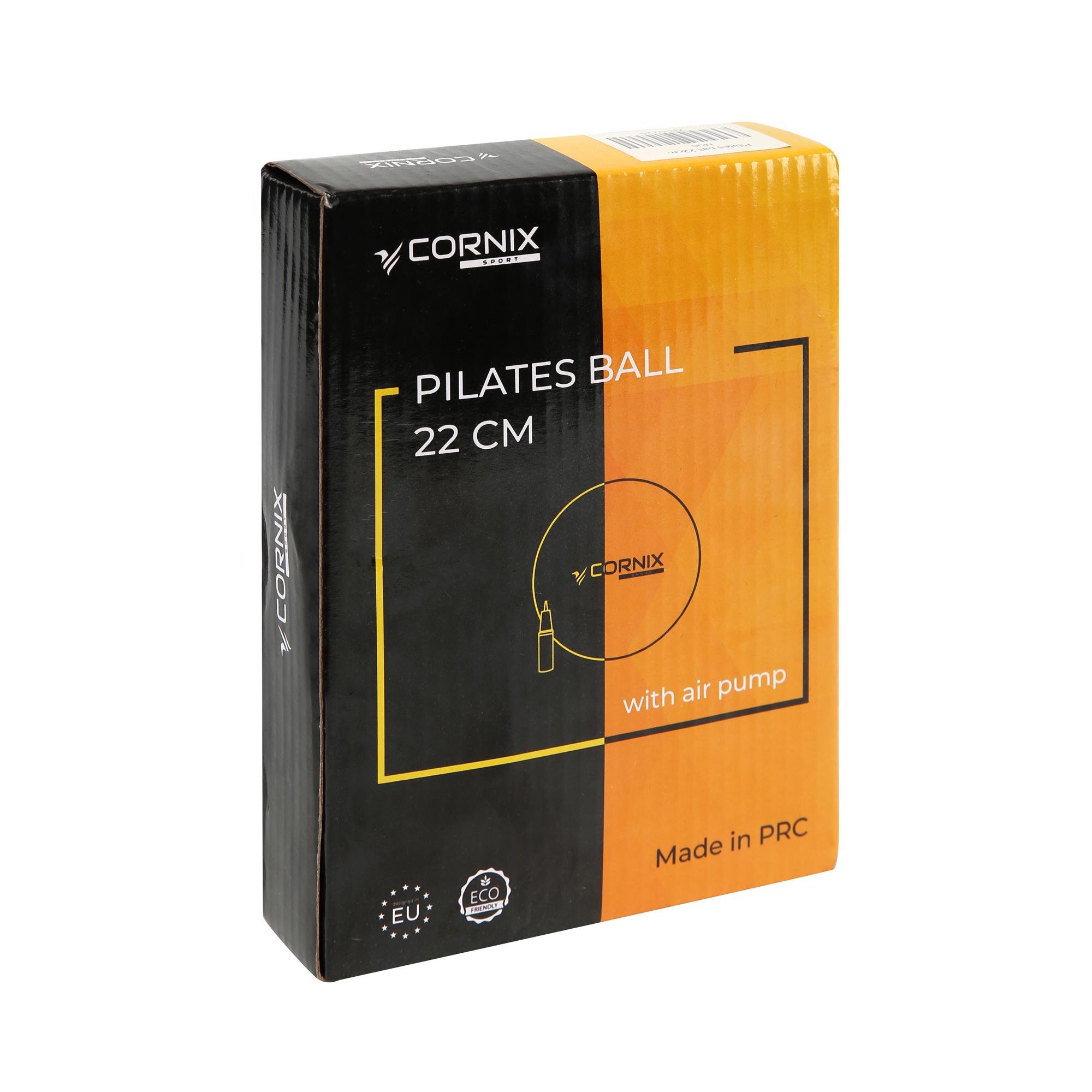 М'яч для пілатесу йоги реабілітації Cornix XR-0371 MiniGYMball 22 см Black (60672) - фото 7 М'яч для пілатесу йоги реабілітації Cornix XR-0371 MiniGYMball 22 см Black (60672) - фото 7