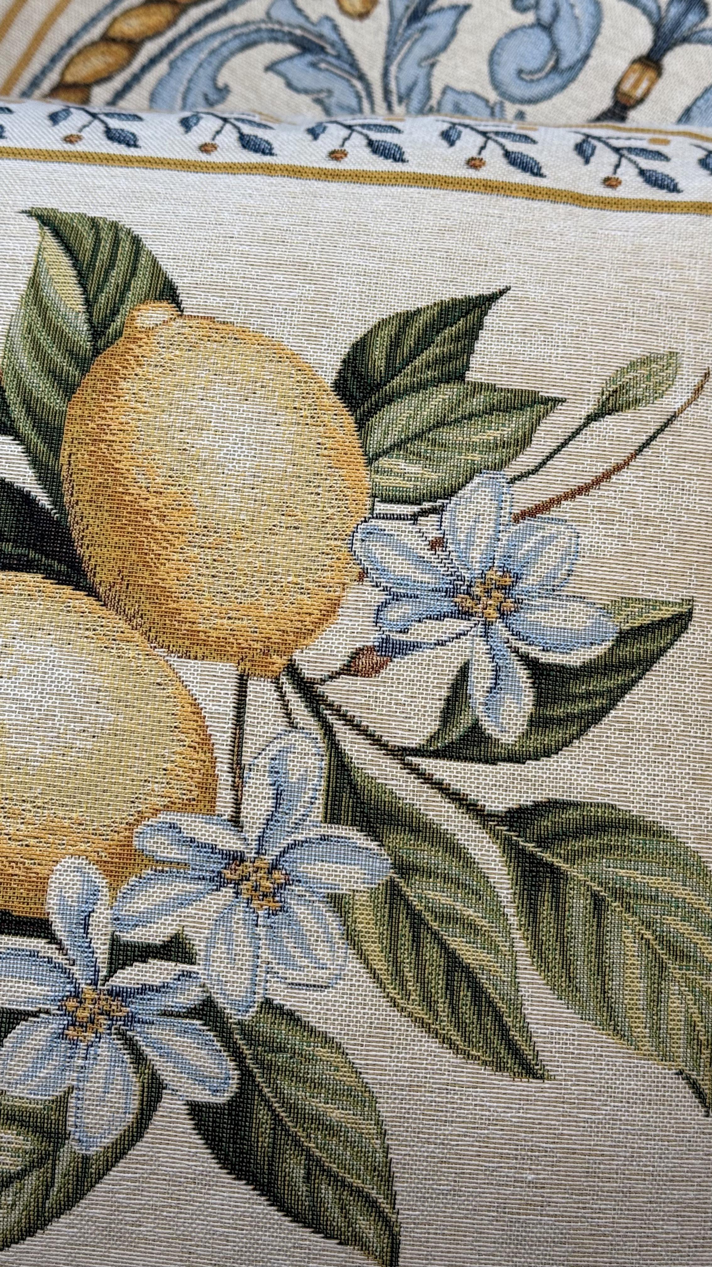 Наволочка гобеленовая Лимоны односторонняя 45х45 см (Lemon/34426-PC2) - фото 4 Наволочка гобеленовая Лимоны односторонняя 45х45 см (Lemon/34426-PC2) - фото 4