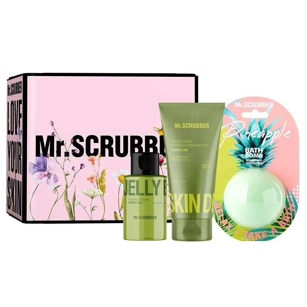 Подарочный набор косметики по уходу за телом Mr.SCRUBBER TROPICAL LIME (2710441774)
