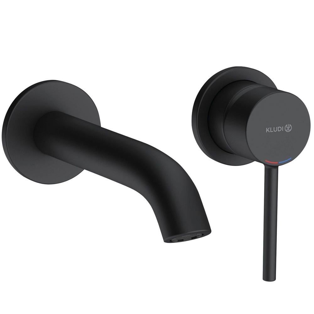 Внешняя часть смесителя без скрытой части Kludi Bozz 382443976 Черный (171562)