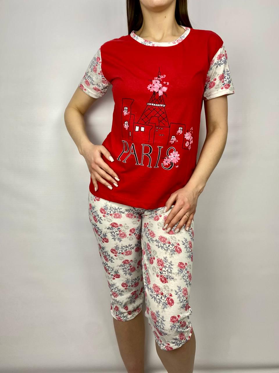 Пижама женская Psris 0975 М Красный - фото 3 Пижама женская Psris 0975 М Красный - фото 3